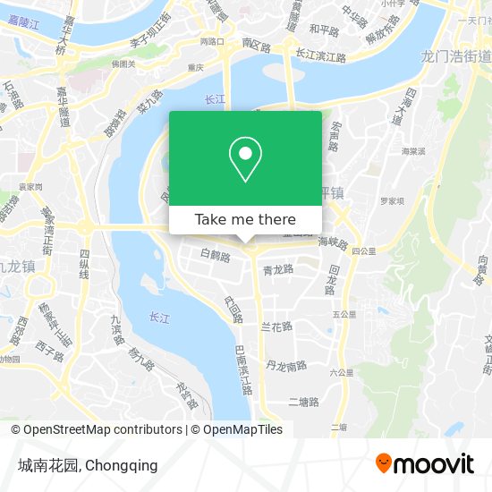 城南花园 map
