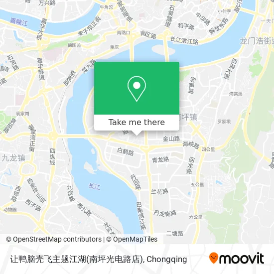 让鸭脑壳飞主题江湖(南坪光电路店) map