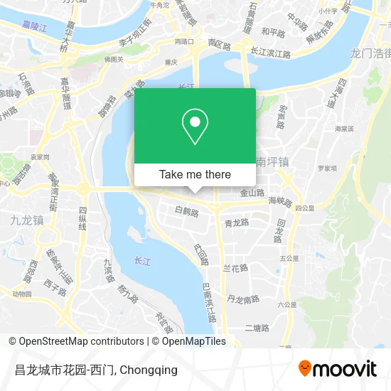 昌龙城市花园-西门 map