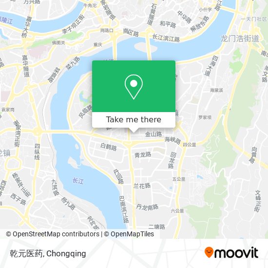乾元医药 map