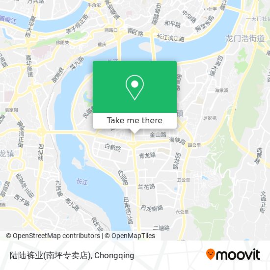 陆陆裤业(南坪专卖店) map