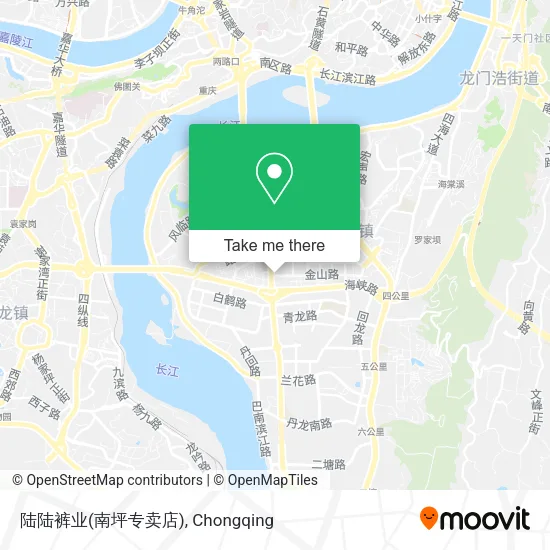 陆陆裤业(南坪专卖店) map