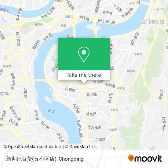 新世纪百货(五小区店) map