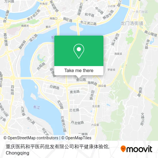 重庆医药和平医药批发有限公司和平健康体验馆 map