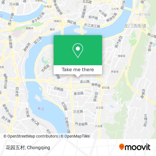 花园五村 map