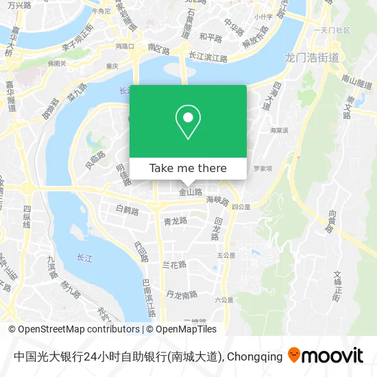 中国光大银行24小时自助银行(南城大道) map