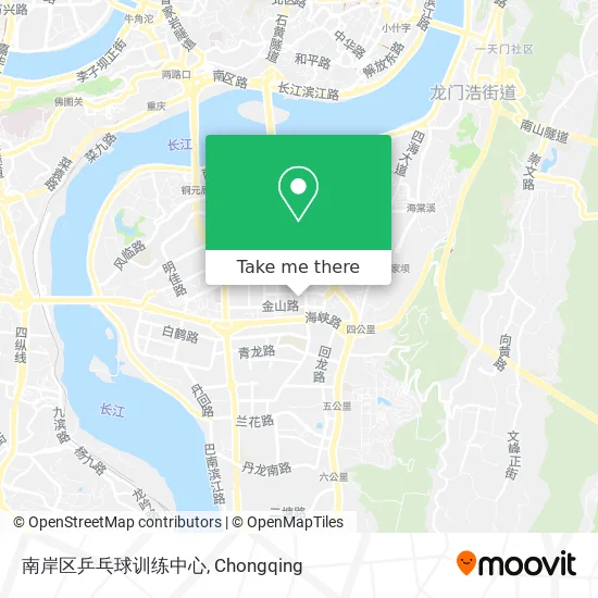 南岸区乒乓球训练中心 map