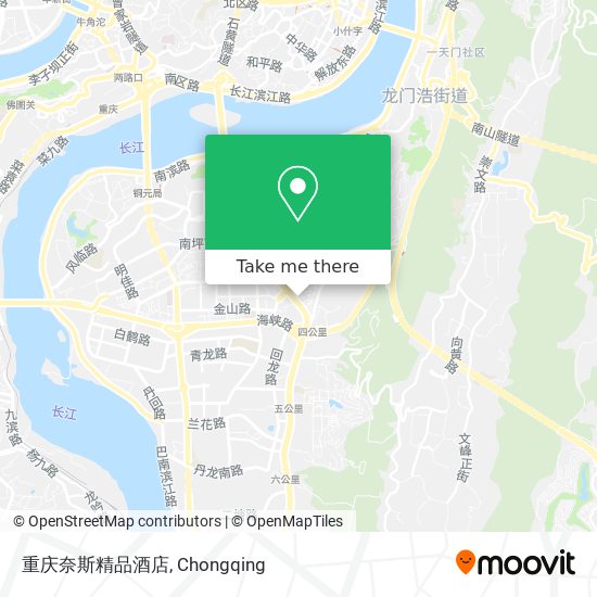 重庆奈斯精品酒店 map