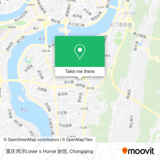重庆周洋Lover s Home 旅馆 map