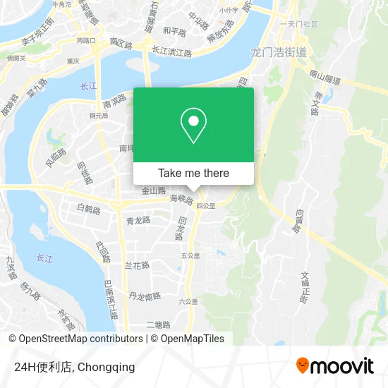 24H便利店 map