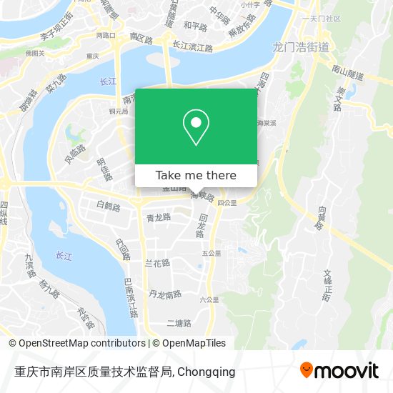 重庆市南岸区质量技术监督局 map