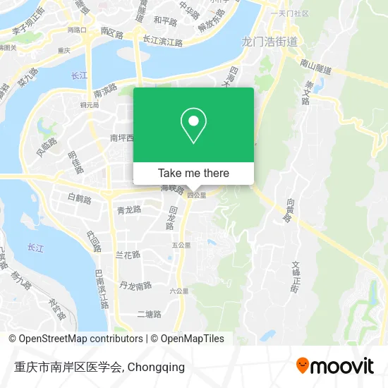 重庆市南岸区医学会 map