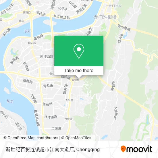 新世纪百货连锁超市江南大道店 map
