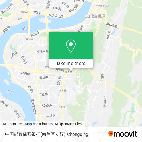 中国邮政储蓄银行(南岸区支行) map