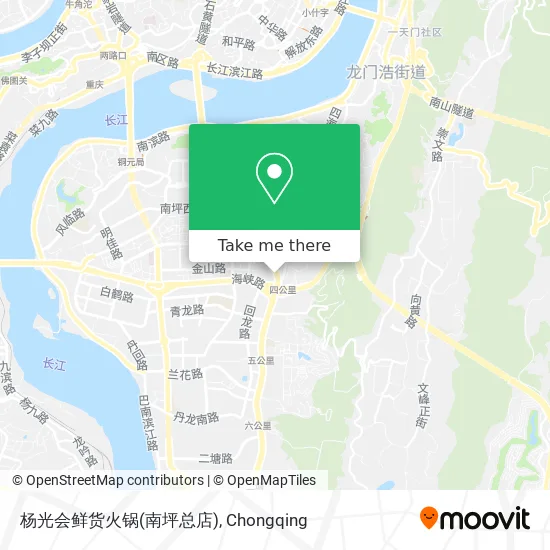 杨光会鲜货火锅(南坪总店) map