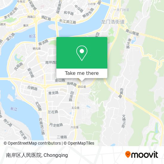 南岸区人民医院 map