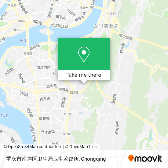 重庆市南岸区卫生局卫生监督所 map