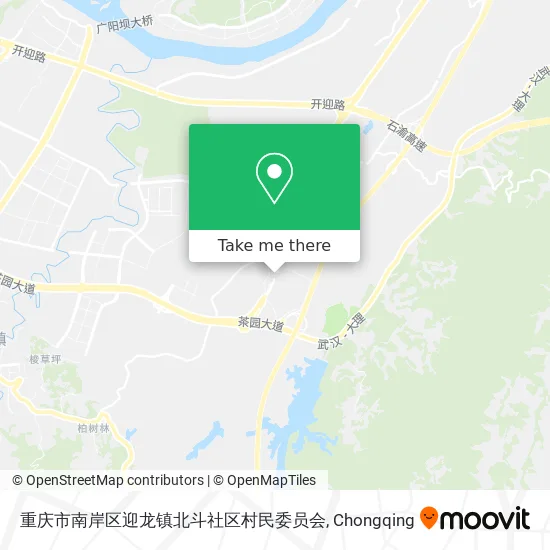 重庆市南岸区迎龙镇北斗社区村民委员会 map