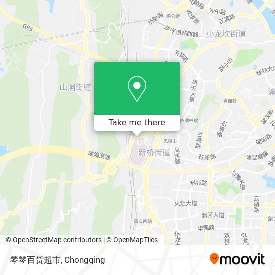 琴琴百货超市 map
