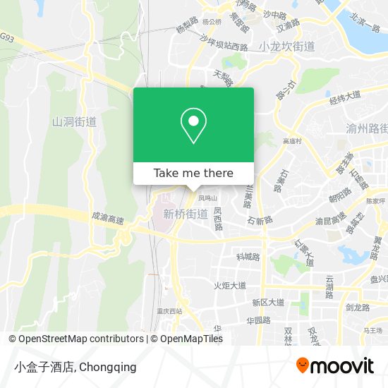 小盒子酒店 map