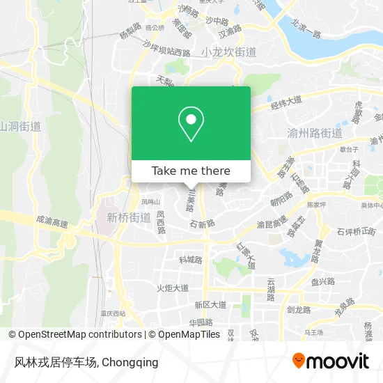 风林戎居停车场 map