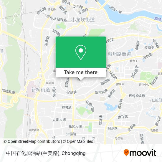 中国石化加油站(兰美路) map
