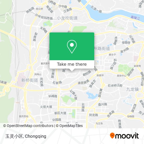 玉灵小区 map