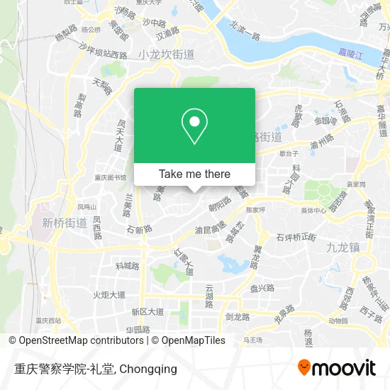重庆警察学院-礼堂 map