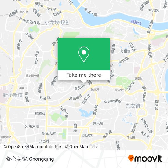 舒心宾馆 map