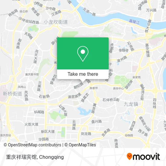 重庆祥瑞宾馆 map