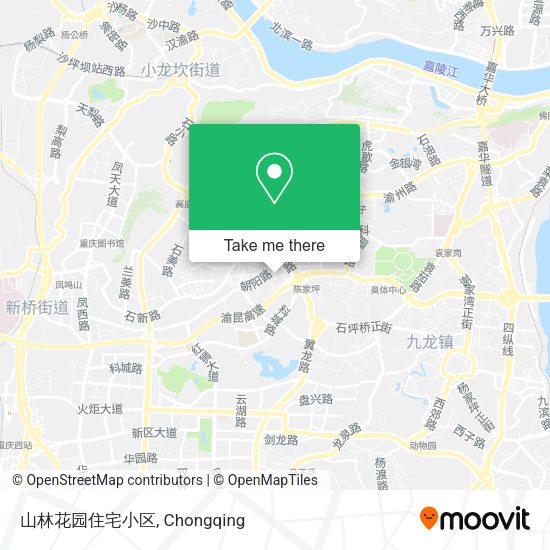 山林花园住宅小区 map