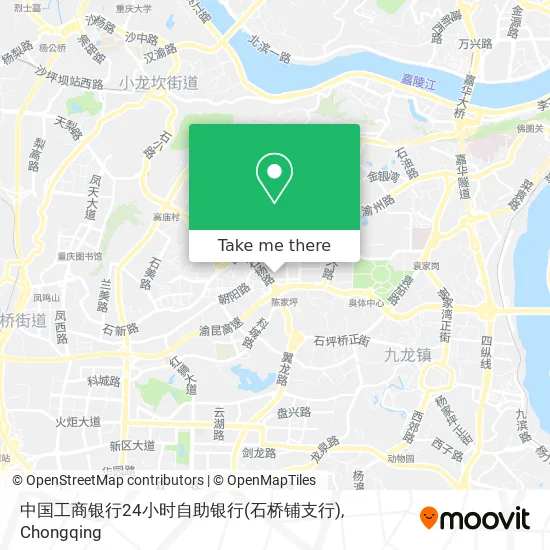 中国工商银行24小时自助银行(石桥铺支行) map