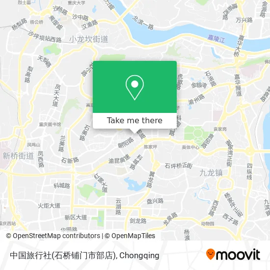 中国旅行社(石桥铺门市部店) map