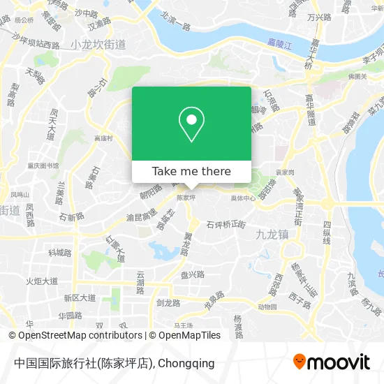 中国国际旅行社(陈家坪店) map