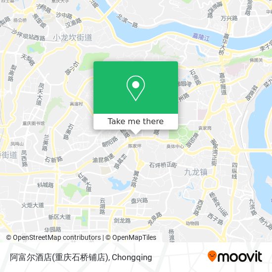 阿富尔酒店(重庆石桥铺店) map