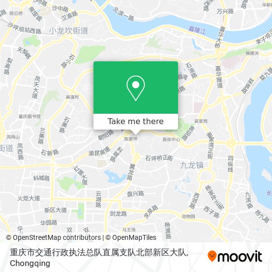 重庆市交通行政执法总队直属支队北部新区大队 map
