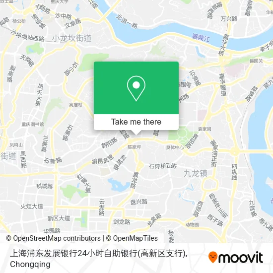 上海浦东发展银行24小时自助银行(高新区支行) map