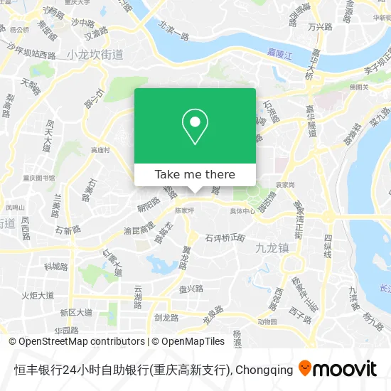 恒丰银行24小时自助银行(重庆高新支行) map