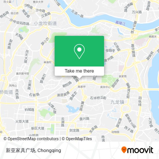 新亚家具广场 map