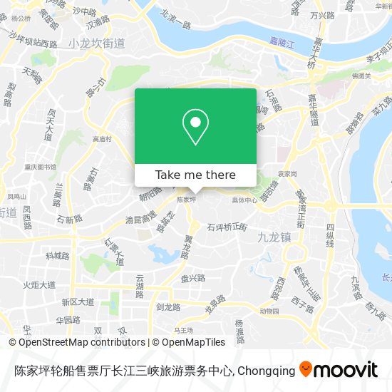 陈家坪轮船售票厅长江三峡旅游票务中心 map