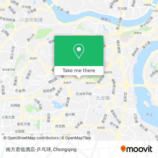 南方君临酒店-乒乓球 map
