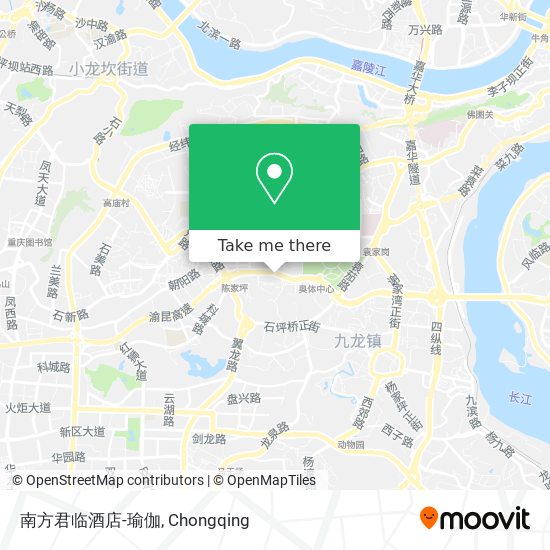 南方君临酒店-瑜伽 map