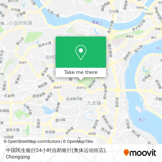 中国民生银行24小时自助银行(奥体运动街店) map