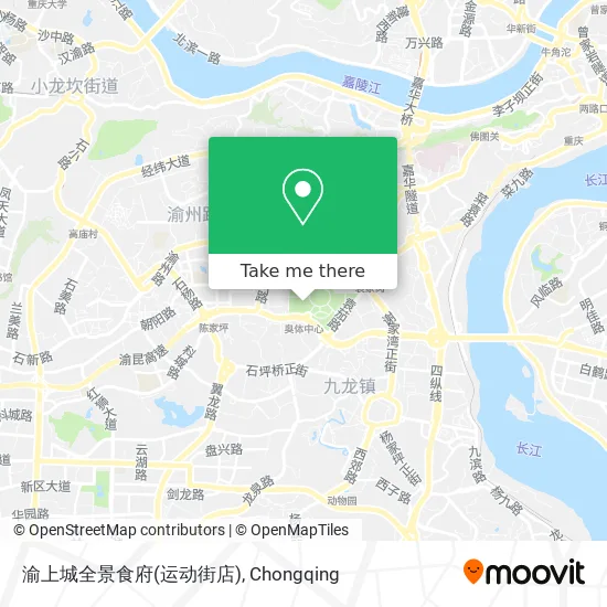 渝上城全景食府(运动街店) map