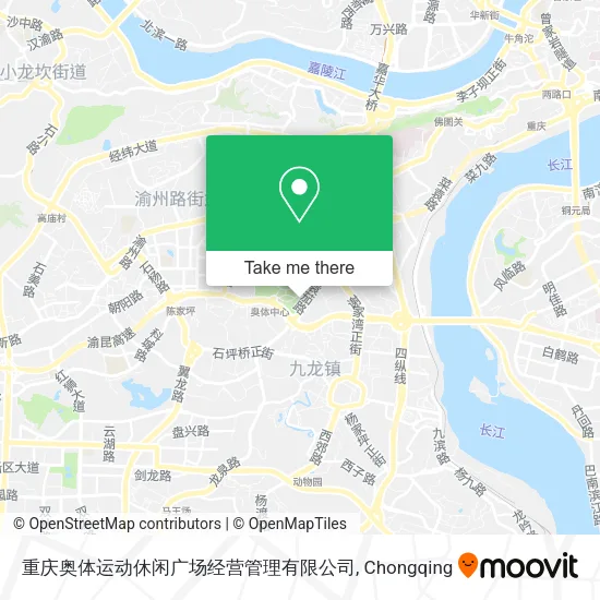 重庆奥体运动休闲广场经营管理有限公司 map