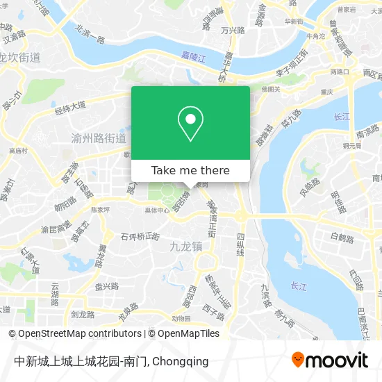 中新城上城上城花园-南门 map