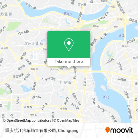 重庆航江汽车销售有限公司 map