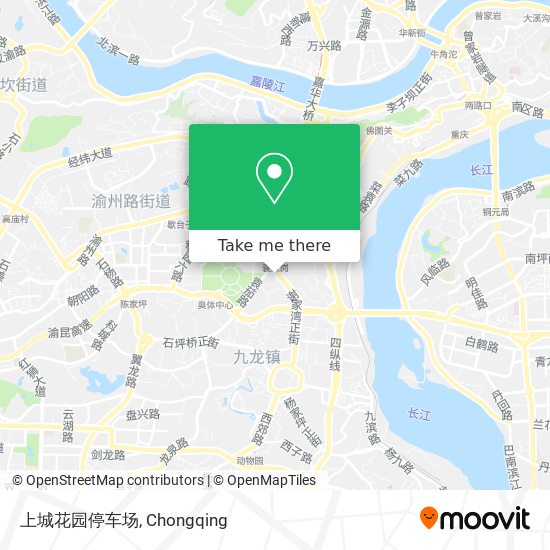 上城花园停车场 map
