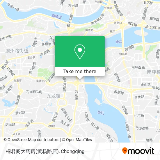 桐君阁大药房(黄杨路店) map