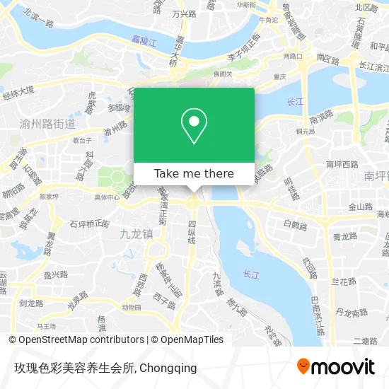 玫瑰色彩美容养生会所 map